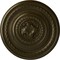 Ekena Millwork Pearl Ceiling Medallion (Fits Canopies up to 1 7/8"), Hand-Painted Green Gold, 26 1/4"OD x 1 1/2"P CM26PEGGS - alternate 1